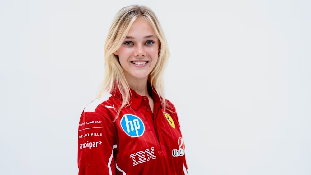 Alba Larsen es la gran apuesta de Ferrari en la F1&nbsp;Academy