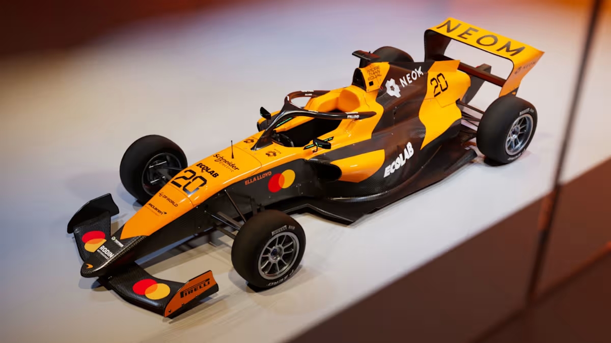 McLaren presenta la decoración de Lloyd y Stevens para 2026 y PUMA desvela su nuevo diseño para la F1&nbsp;Academy
