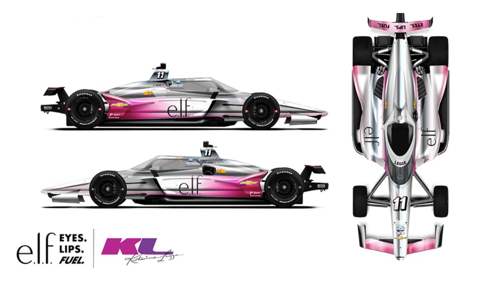 El monoplaza de Katherine Legge para las 500 Millas | Fuente: IndyCar